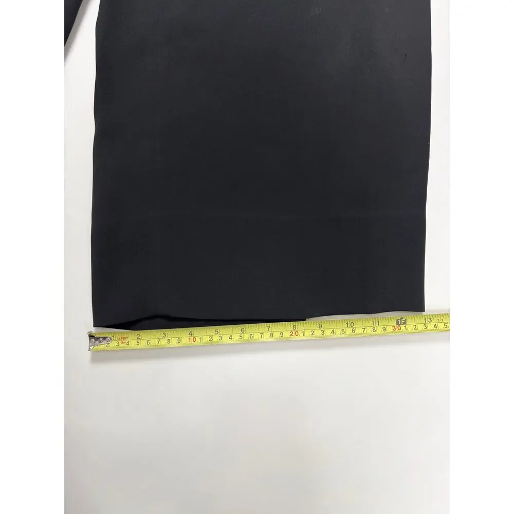 M.M.LaFleur Black Wide Leg Crop Pants Culottes Japanese Triacetate Minimalist 6 - Picture 9 of 12